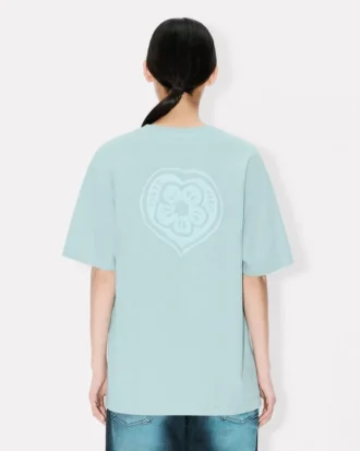 Kenzo Boke Heart’ Pamuklu Nakışlı Bol Gömlek