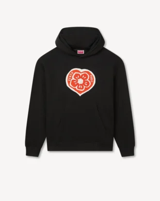 Kenzo Boke Heart’ Pamuklu Oversized Kapüşonlu Sweatshirt