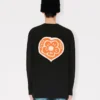 Kenzo Boke Heart’ Pamuklu Rahat Uzun Kollu Gömlek