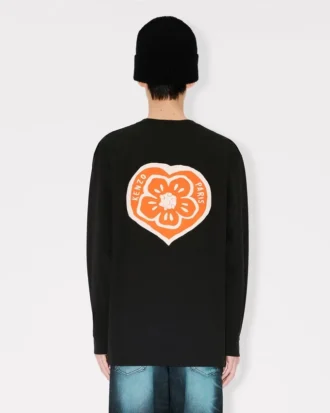 Kenzo Boke Heart’ Pamuklu Rahat Uzun Kollu Gömlek