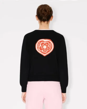 Kenzo Boke Heart Pamuklu Yün Hırka