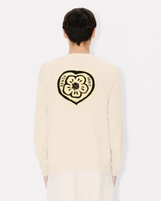 Kenzo Boke Heart Pamuklu Yün Hırka