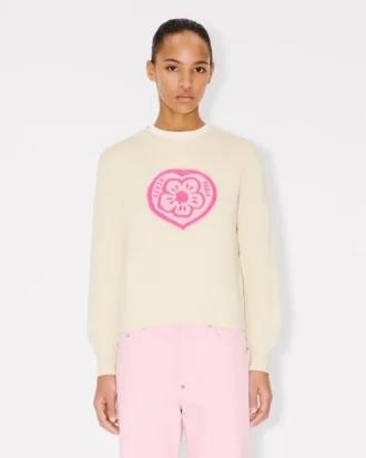 Kenzo Boke Heart Pamuklu Yün Kazak