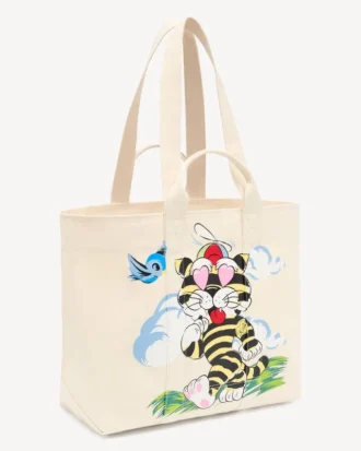 Kenzo Cartoon’ Büyük Kanvas Tote Çanta