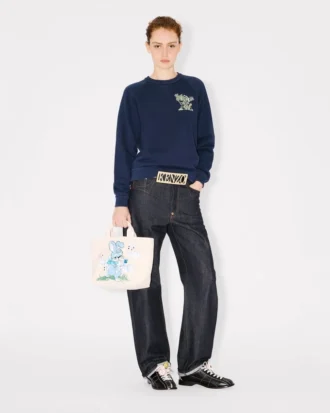 Kenzo Cartoon’ Küçük Kanvas Tote Çanta