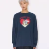 Kenzo Cartoon’ Konturlu Rahat Uzun Kollu Pamuklu Gömlek