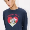 Kenzo Cartoon’ Konturlu Rahat Uzun Kollu Pamuklu Gömlek