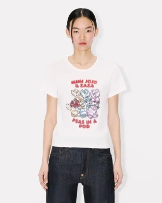Kenzo Cartoon’ Nakışlı Pamuklu Gömlek