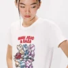 Kenzo Cartoon’ Nakışlı Pamuklu Gömlek