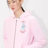 Kenzo Cartoon’ Pamuklu Fermuarlı Kapüşonlu Sweatshirt