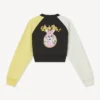 Kenzo Cartoon’ Pamuklu Kısa Sweatshirt