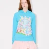 Kenzo Cartoon’ Pamuklu Skinny Kapüşonlu Sweatshirt