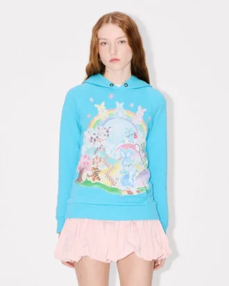 Kenzo Cartoon’ Pamuklu Skinny Kapüşonlu Sweatshirt