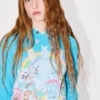 Kenzo Cartoon’ Pamuklu Skinny Kapüşonlu Sweatshirt