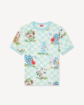 Kenzo Cartoon’ Pamuklu Slim Gömlek