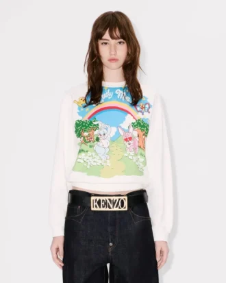 Kenzo Cartoon Pamuklu Sweatshirt