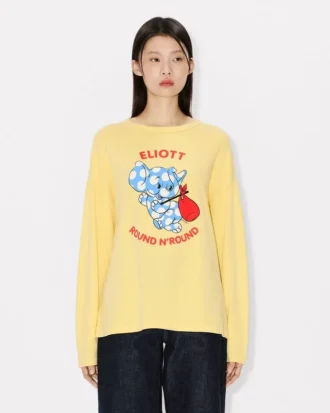 Kenzo Cartoon’ Pamuklu Uzun Kollu Gömlek