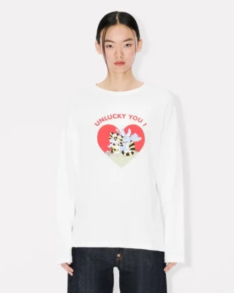 Kenzo Cartoon’ Pamuklu Uzun Kollu Gömlek
