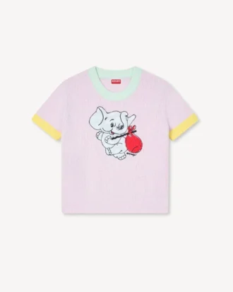 Kenzo Cartoon’ Süngerimsi Pamuklu Kısa Üst