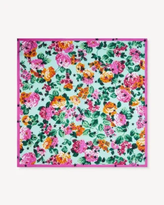 Kenzo Floral’ İpek Küçük Kare