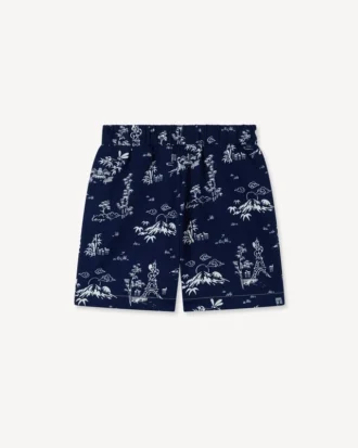 Kenzo Garden’ Hafif Fransız Teri Bermuda Şort