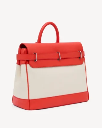 Kenzo Holdall’ Kanvas ve Deri Çanta
