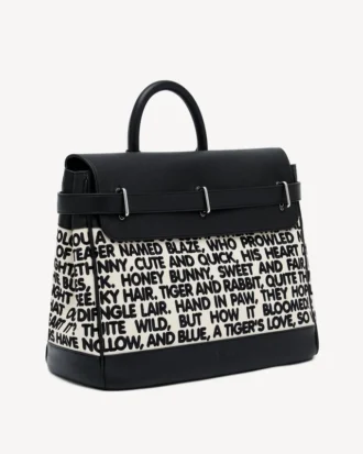 Kenzo Holdall’ Kanvas ve Deri Çanta