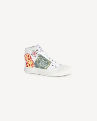 Kenzo Hoshi’ Pamuklu Kanvas Yüksek Bilekli Sneaker