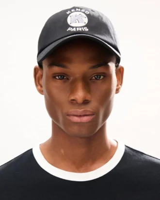 Kenzo Paris Amblemi İşlemeli Pamuklu Şapka