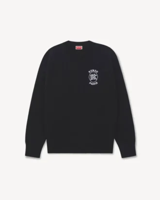 Kenzo Paris Amblemi Nakışlı Pamuklu Kazak