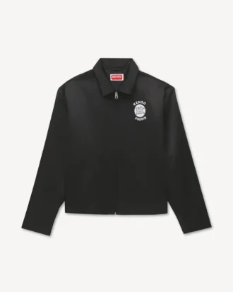 Kenzo Paris Emblem’ Kaplamalı Naylon Fermuarlı Coach Ceket