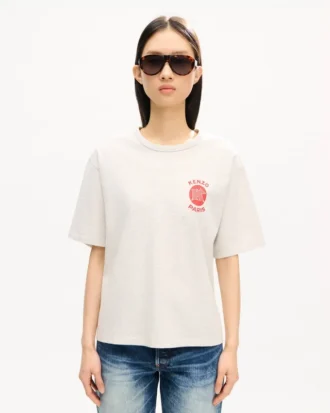 Kenzo Paris Emblem’ Pamuklu Bol Gömlek