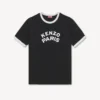 Kenzo Paris Emblem’ Pamuklu Dar Kesim Gömlek
