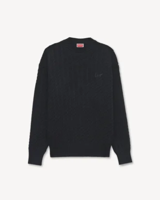 ‘Kenzo Signature’ İşlemeli Örgü Kazak
