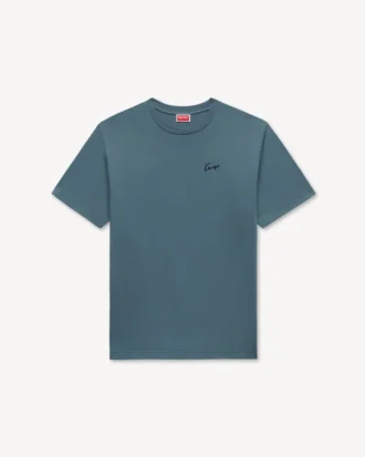 Kenzo Signature’ Nakışlı Pamuklu Gömlek