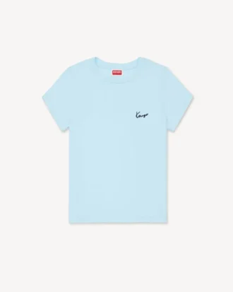 Kenzo Signature’ Nakışlı Pamuklu Gömlek