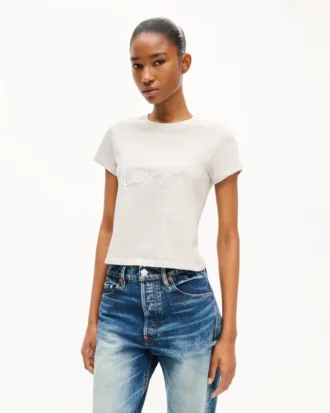 Kenzo Signature’ Nakışlı Pamuklu Gömlek