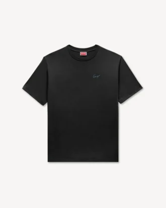 Kenzo Signature’ Nakışlı Pamuklu Gömlek
