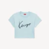 Kenzo Signature’ Nakışlı Pamuklu Kısa Gömlek