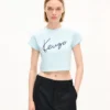 Kenzo Signature’ Nakışlı Pamuklu Kısa Gömlek