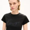 Kenzo Signature’ Nakışlı Pamuklu Kısa Gömlek
