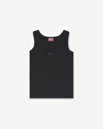 Kenzo Signature’ Nakışlı Pamuklu Tank Top