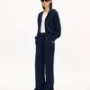 Kenzo Signature Pamuk Yün Düz Pantolon