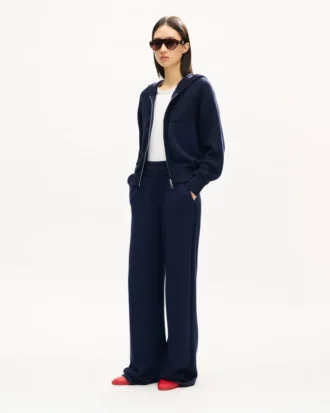 Kenzo Signature Pamuk Yün Düz Pantolon