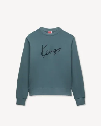 Kenzo Signature’ Pamuklu Nakışlı Sweatshirt