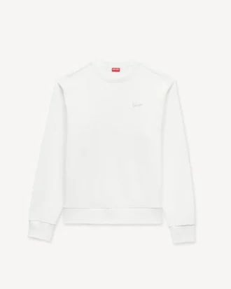Kenzo Signature’ Pamuklu Nakışlı Sweatshirt