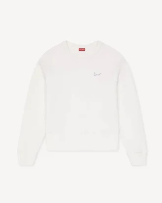 Kenzo Signature’ Pamuklu Nakışlı Sweatshirt