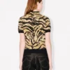 Kenzo Tiger’ Karışık Pamuk Yün Mock Neck Üst