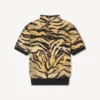 Kenzo Tiger’ Karışık Pamuk Yün Mock Neck Üst