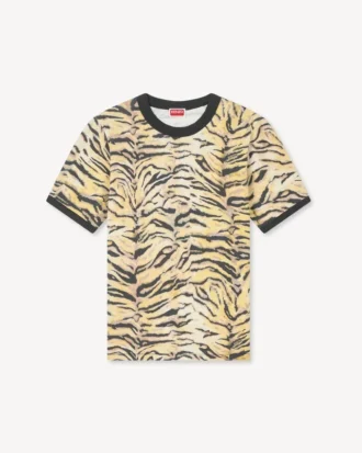 Kenzo Tiger’ Pamuklu Slim Gömlek